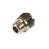 Cylindrical Reducer, Nickel Plated Brass, Male/Female